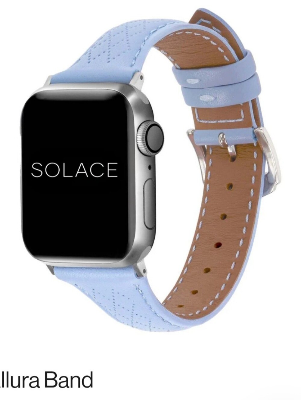 Solace Alura Band for Apple Smartwatch Strap - Light Blue